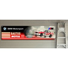 BMW e30 M3 Bastos Rally Garage/Workshop Banner